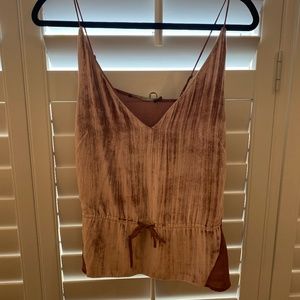 J Brand Lucy Velvet Tank